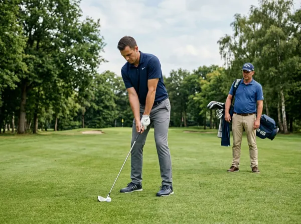 Illustratie bij Voorbereiden op en doen van een slag; advies en hulp; caddies