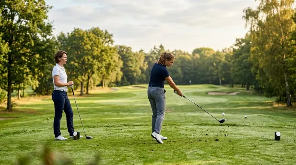 Illustratie bij golfregel 22: Samen golfen: De Foursomes Spelvorm