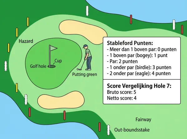 Spelvormen: Stableford, Par/Bogey en Maximum Score (Regel 21)
